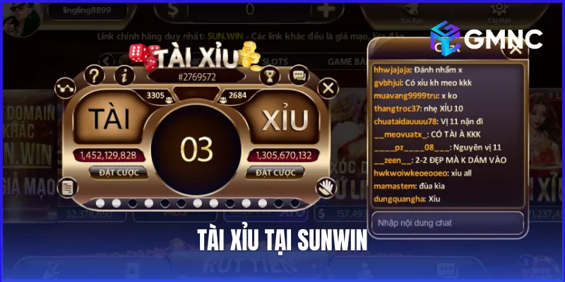 Tài xỉu tại Sunwin được đánh giá là một trong những game có sức hút lớn nhất